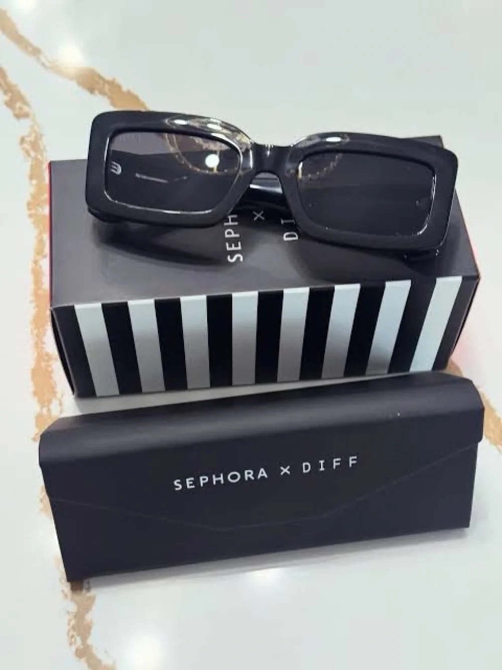 DIFF x SEPHORA Women's Indy 51mm Rectangle Sunglasses